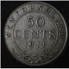 Image 1 : 1911  NEWFOUNDLAND SILVER 50 CENT