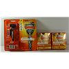 Image 1 : TWO NEW GILETTE FUSION 5 RAZORS WITH 2 PACKS OF