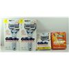 Image 1 : TWO NEW GILETTE FUSION 5 RAZORS WITH 2 PACKS OF