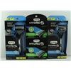 Image 1 : 2 NEW SCHICK HYDRO 5 SENSE RAZORS WITH TWO PACKS
