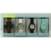 Image 1 : LOT OF 4 ASSORTED TCK QUARTZ ACCURACY WATCHES