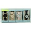 Image 1 : LOT OF 4 ASSORTED TCK QUARTZ ACCURACY WATCHES