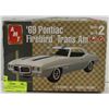 Image 1 : AMT 69 PONTIAC FIREBIRD TRANS AM MODEL KIT 1:25