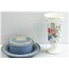 LOT OF THREE WEDGWOOD - TWO JASPERWARE AND ONE