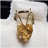 Image 1 : 175) 10K YELLOW GOLD  CITRINE(0.26CT) PENDANT