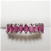 Image 1 : 179) SILVER RUBY(0.8CT) RING, SIZE 9