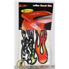 Image 1 : NEW 8 PC CAR DECALS FLAMES