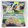 Image 1 : 2 NEW 3D WOODEN PUZZLES. EXCAVATOR AND ROAD