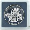 Image 1 : RCM 1990 SILVER DOLLAR- 300TH ANNIV. KELSEY