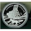 Image 1 : RCM 2003 PROOF SILVER DOLLAR- COBALT SILVER