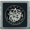 Image 1 : RCM 1994 B.U. SILVER DOLLAR- RCMP DOG PATROL