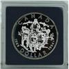 Image 1 : RCM 1994 B.U. SILVER DOLLAR- RCMP DOG PATROL