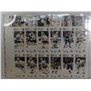 Image 1 : UNCUT OILERS WEM CARD SHEET COLLECTORS LIMITED