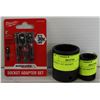 Image 1 : MILWAUKEE 2" 3PCS IMPACT SOCKET ADAPTER SET