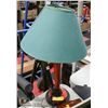 Image 1 : TABLE LAMP GREEN SHADE