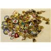 117 LAPEL PINS MOSTLY SHRINERS.