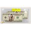 Image 1 : TWO $100 USA BILLS ELVIS PRESLEYAUTO