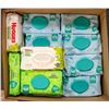 Image 1 : FLAT LOT OF ASSORTED BABY WIPES