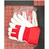 PACK OF 12 ZENITH COWHIDE WORK GLOVES