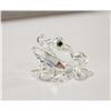 SWAROVSKI CRYSTAL FIGURE CROUCHING FROG TOAD