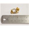 Image 2 : SWAROVSKI CRYSTAL FIGURE 24KT PLATED DOG