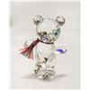 SWAROVSKI CRYSTAL FIGURE TEDDY BEAR ON SKATES