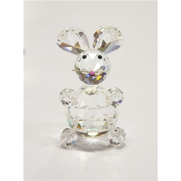SWAROVSKI CRYSTAL FIGURE LARGE BUNNY RABBIT