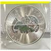Image 2 : ONE TROY OUNCE .999 SILVER MAPLE LEAF ROUND