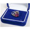 Image 1 : 14KT GOLD ESTATE GEMSTONE RING, SIZE 7-1/4