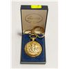 Image 1 : SWISS 17 JEWEL GOLD PLATED POCKET WATCH HUNTING
