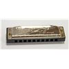 Image 2 : AIRPLANE ENGRAVED HOHNER HARMONICA IN BOX