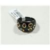 Image 1 : 10K MULTI GEM RING SIZE 7.25