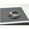 Image 1 : STERLING SILVER .925 DIAMOND RING SIZE 7