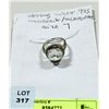 Image 1 : STERLING SILVER .925 MARCASITE SWAROVSKI SIZE 7