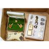 Image 1 : LOT OF ASSORTED TIE CLIPS + CUFF LINKS