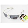 FOSTER GRANT IRONMAN WHITE FRAME SUNGLASSS