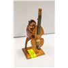 Image 1 : HANDMADE JAZZ PLAYING FROG FOLK ART 1 OF 1 WOOD