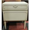 Image 1 : WHITE 2 DRAWER NIGHT STAND