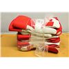 6 PAIR ZENITH RED & WHITE INSULATED WORK GLOVES