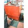 Image 1 : SMALL RED YARD TRAILER