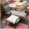 PATIO LOUNGE CHAIR WITH OTTOMAN