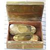 Image 2 : BRASS TRINKET BOX W/ ORNAMENT