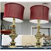 Image 1 : SET OF BRASS LAMPS