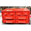 Image 1 : RED METAL TOOL ORGANIZER