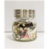 Image 1 : MASON JAR FULL OF VINTAGE BUTTONS