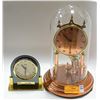 Image 1 : COPPER ANNIVERSARY CLOCK AND BRASS CN CLOCK.