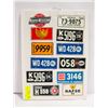 Image 1 : VINTAGE 12 MINI LICENSE PLATES