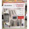 Image 1 : BROOKSTONE HEATED THROW 50 X 60 4 HEAT SETTINGS
