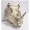 Image 2 : 20 INCH ALUMINUM RHINO HEAD WALL MOUNT