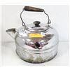 Image 1 : VINTAGE LARGE STAINLESS STEEL KETTLE.